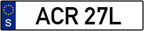 Truck License Plate